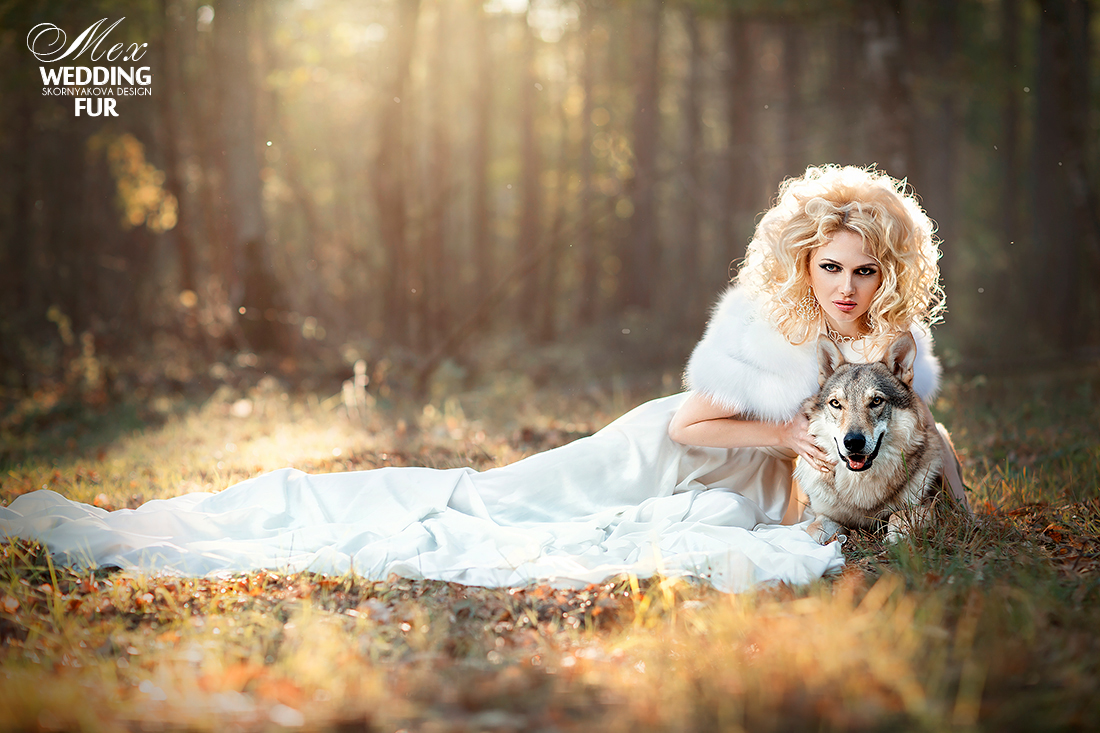 Российские дизайнеры: Скорнякова Ольга Wedding fur