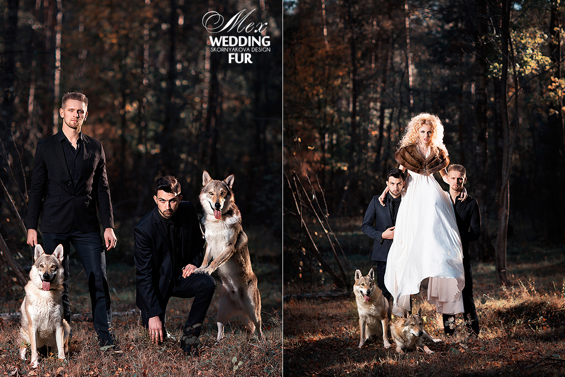 Российские дизайнеры: Скорнякова Ольга Wedding Fur