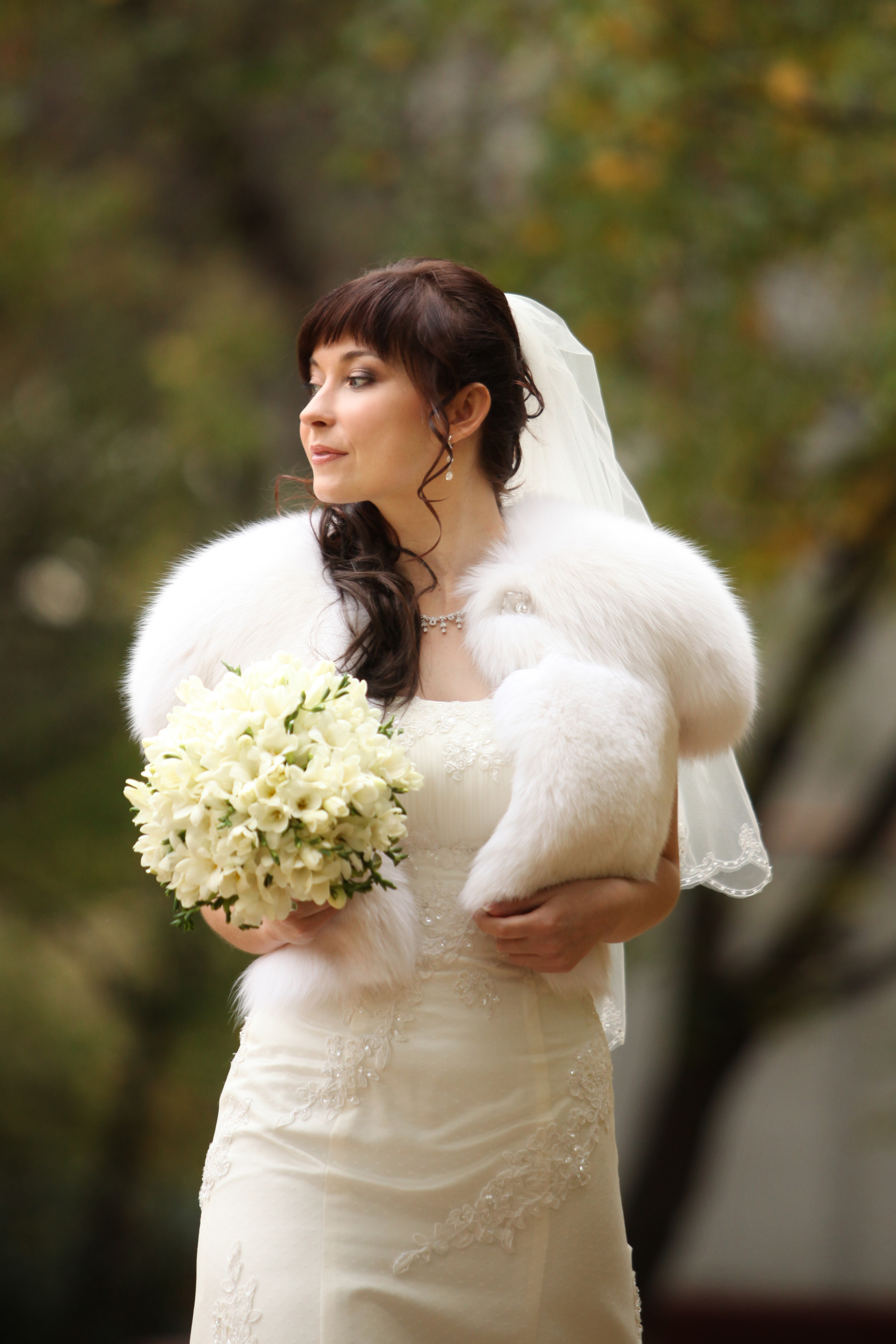 Болеро из меха меховое купить для невесты на свадьбу Wedding fur